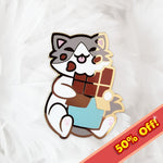 Chief "Choco" Pin - Castle Cats Store