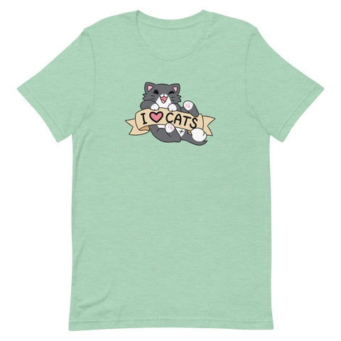 I Love Cats - Unisex T-Shirt - Castle Cats Store