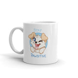 Lyra "Pawsitive" Mug - Castle Cats Store